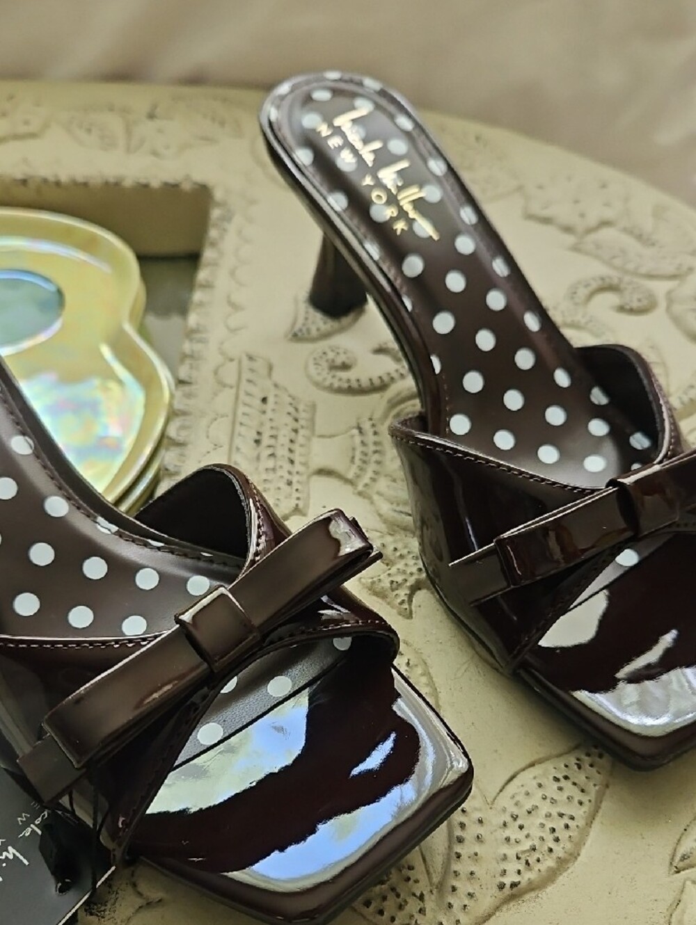 NICOLE MILLER Bow Kitten-Heels